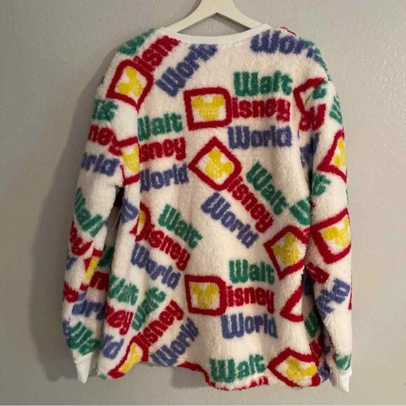 Disney Unisex Walt Disney Plush Fleece Pullover Sweater Large - Picture 2 of 2